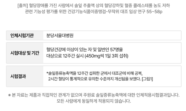 더파인솔잎농축액