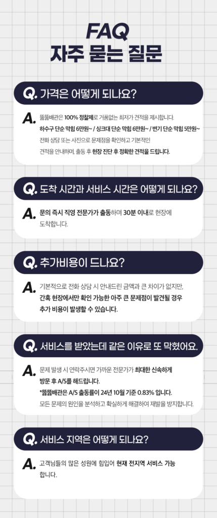 하수구뚫음
