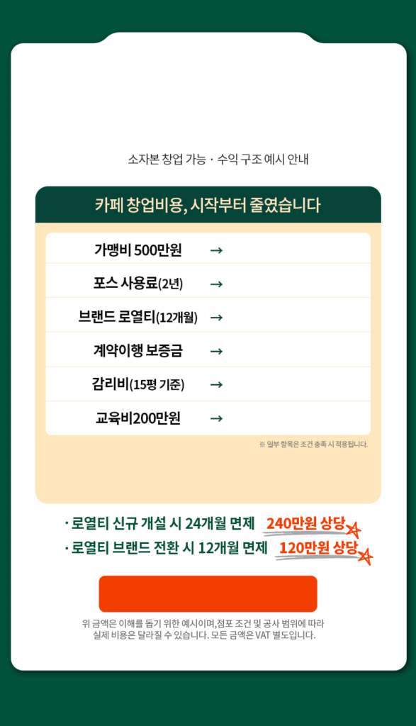 탑티어커피 창업